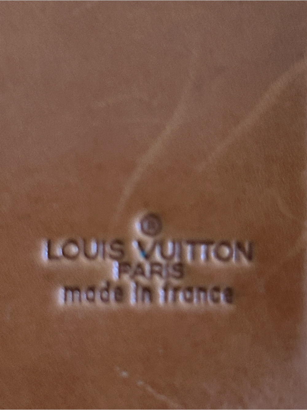 Louis Vuitton Leather LUGGAGE/bag Tag w/ unbranded charm EUC - Picture 3 of 8